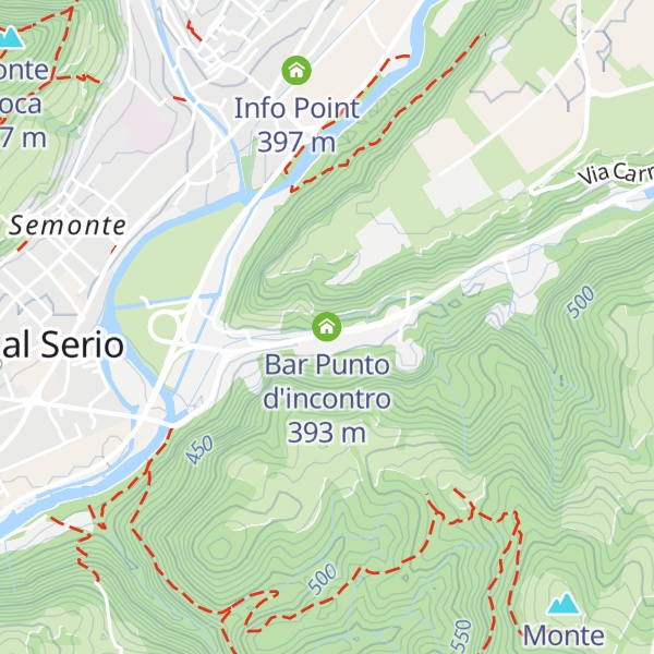 Map of Bar Punto d'incontro