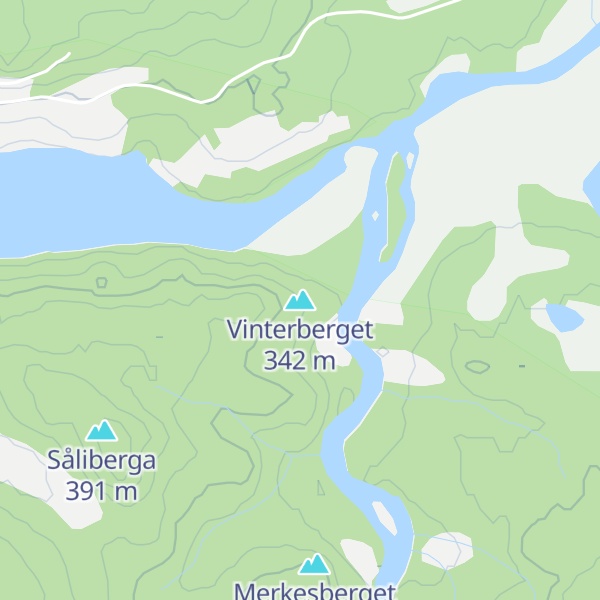 Map of Vinterberget
