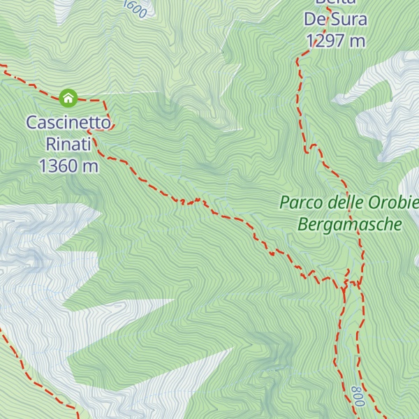 Map of Cascinetto Costa Bruciata