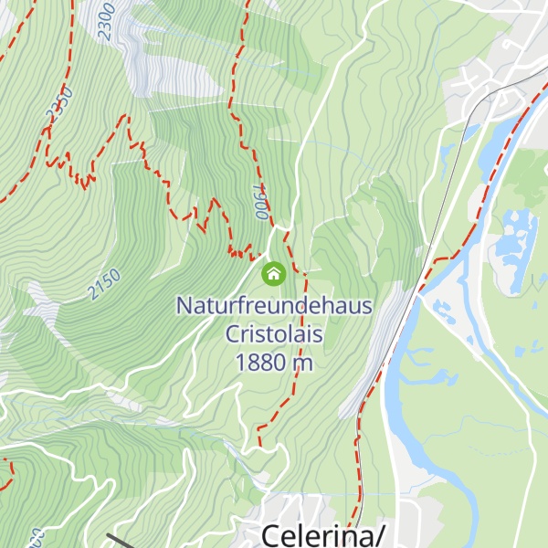 Map of Naturfreundehaus Cristolais