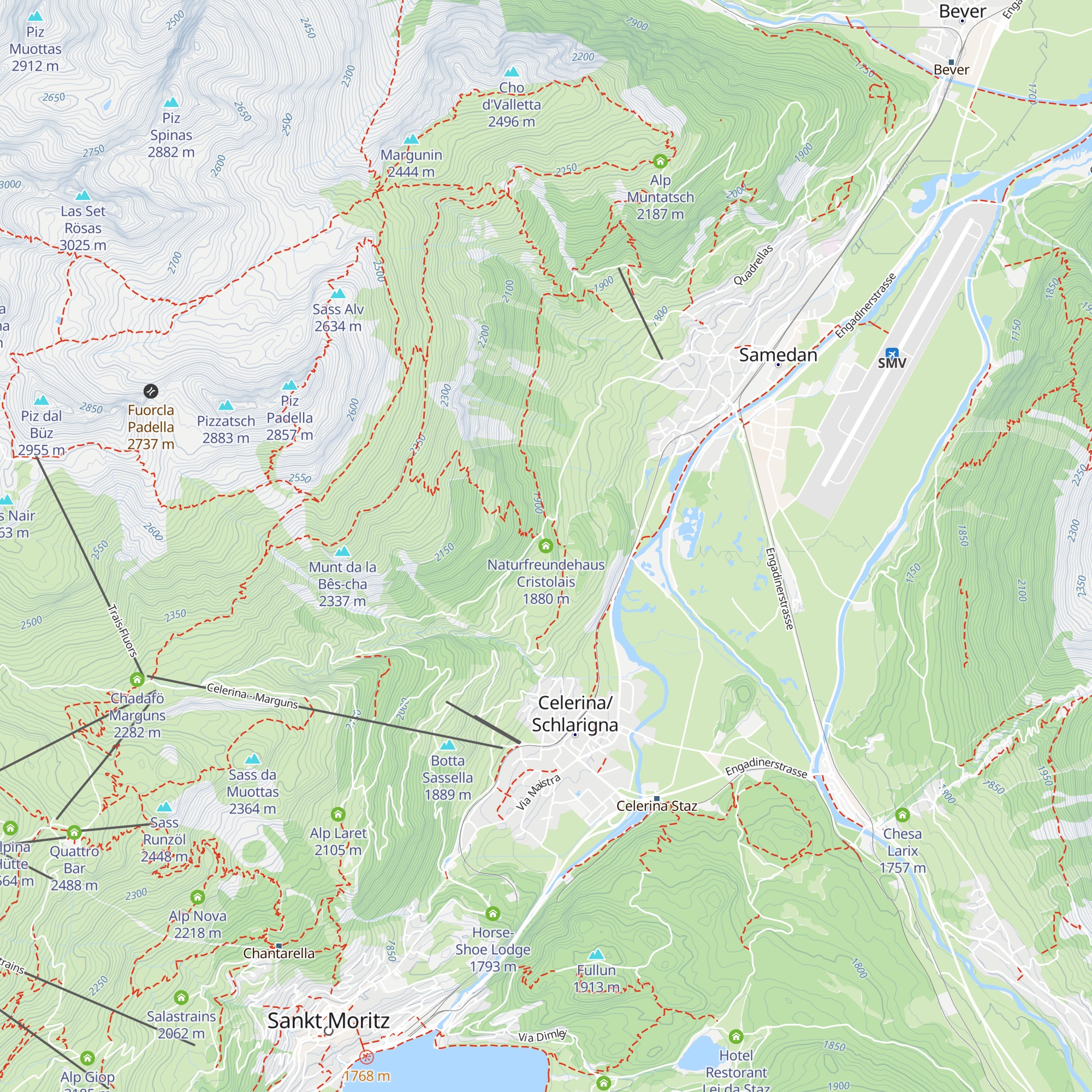 Naturfreundehaus Cristolais map