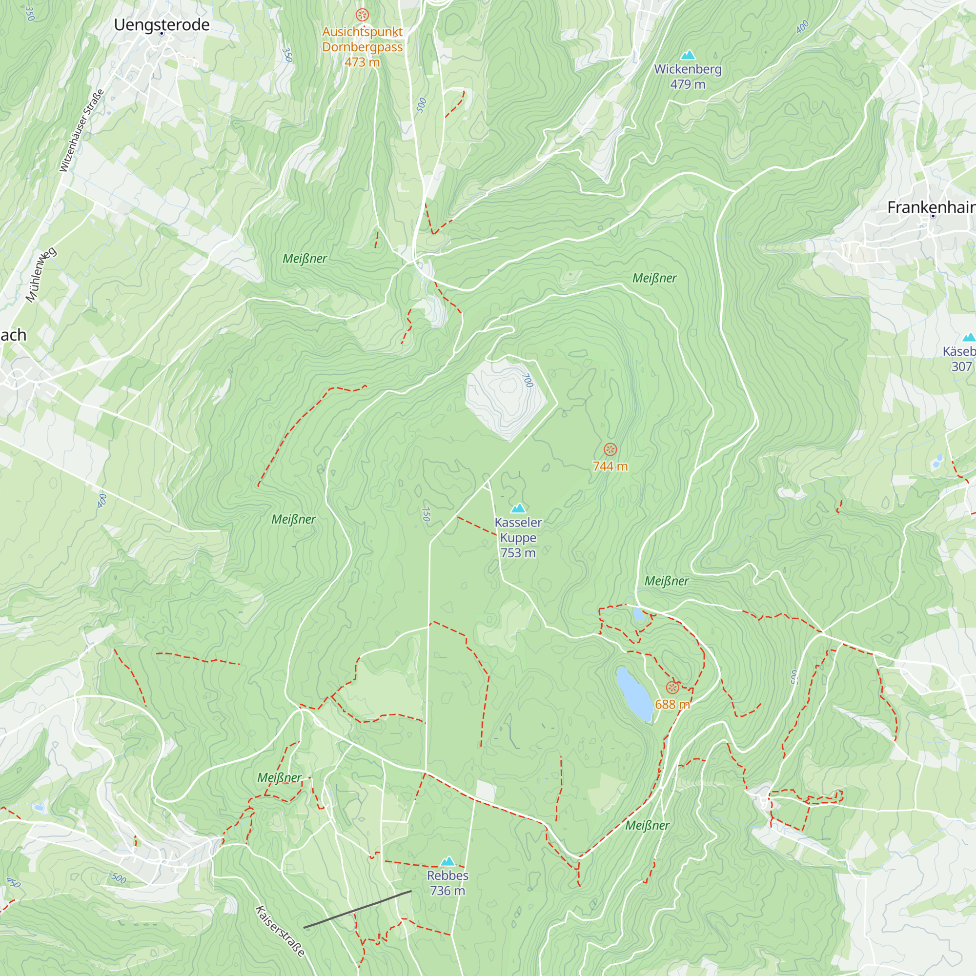 Kasseler Hütte map