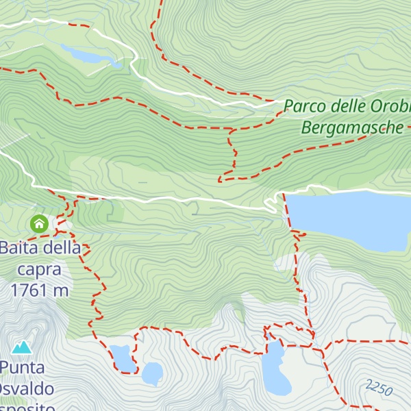 Map of Casera dei Guardiani