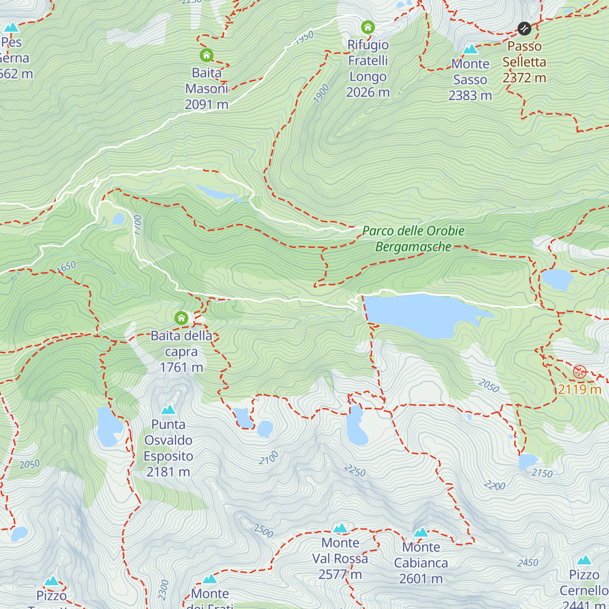 Casera dei Guardiani map