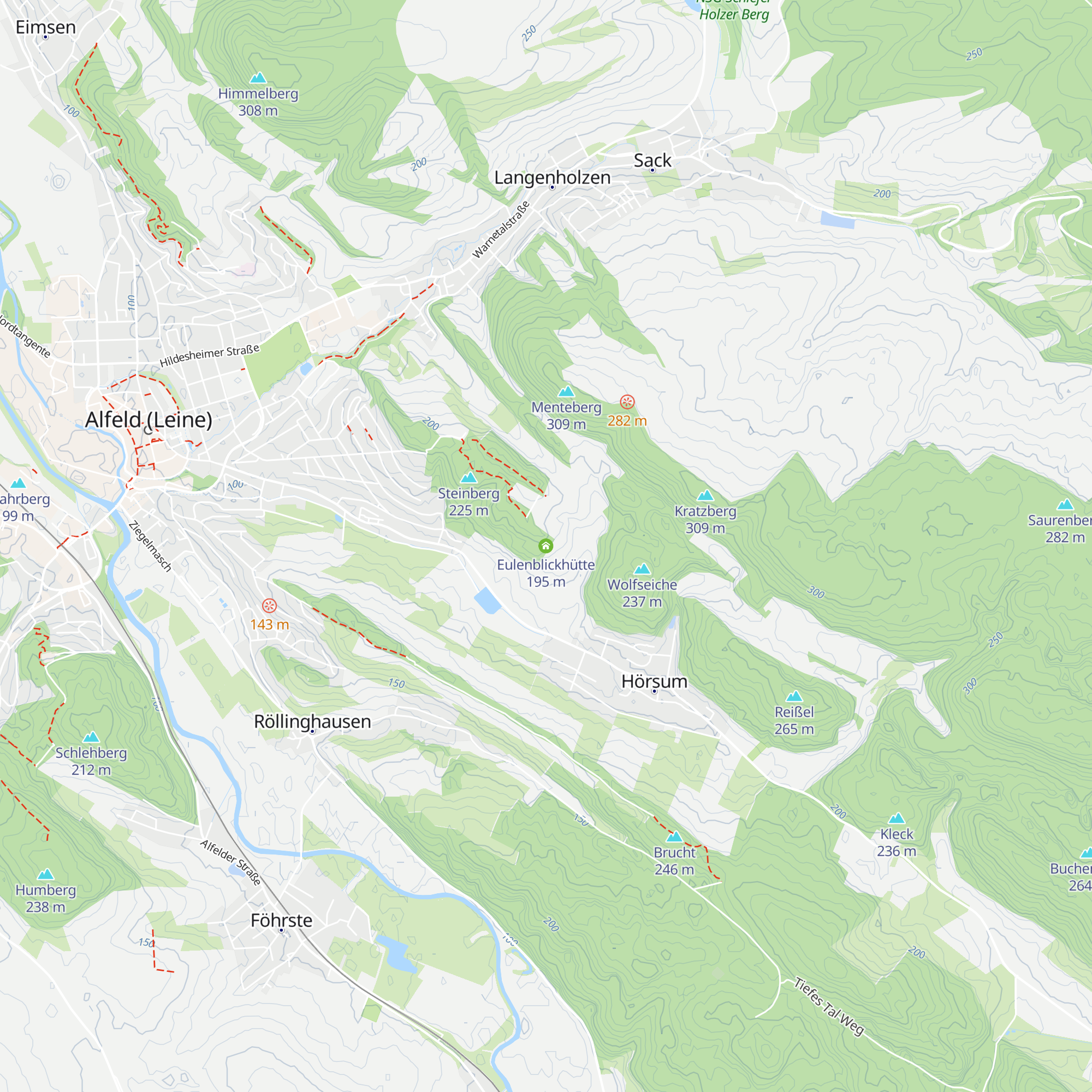 Eulenblickhütte map