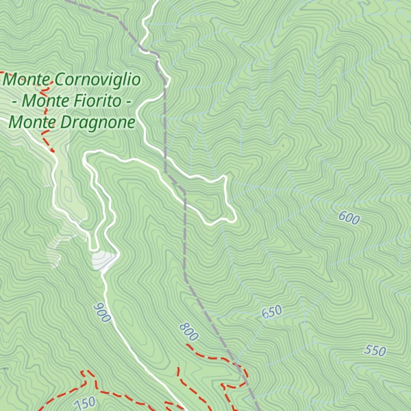Map of Monte Borra Grande