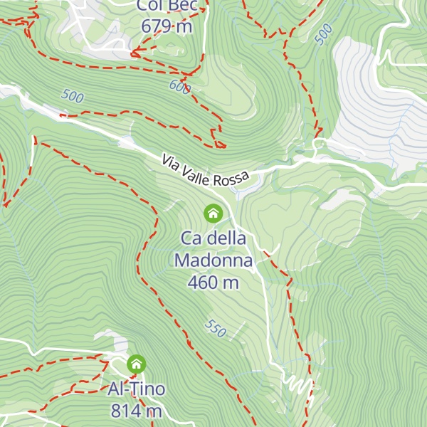 Map of Ca della Madonna