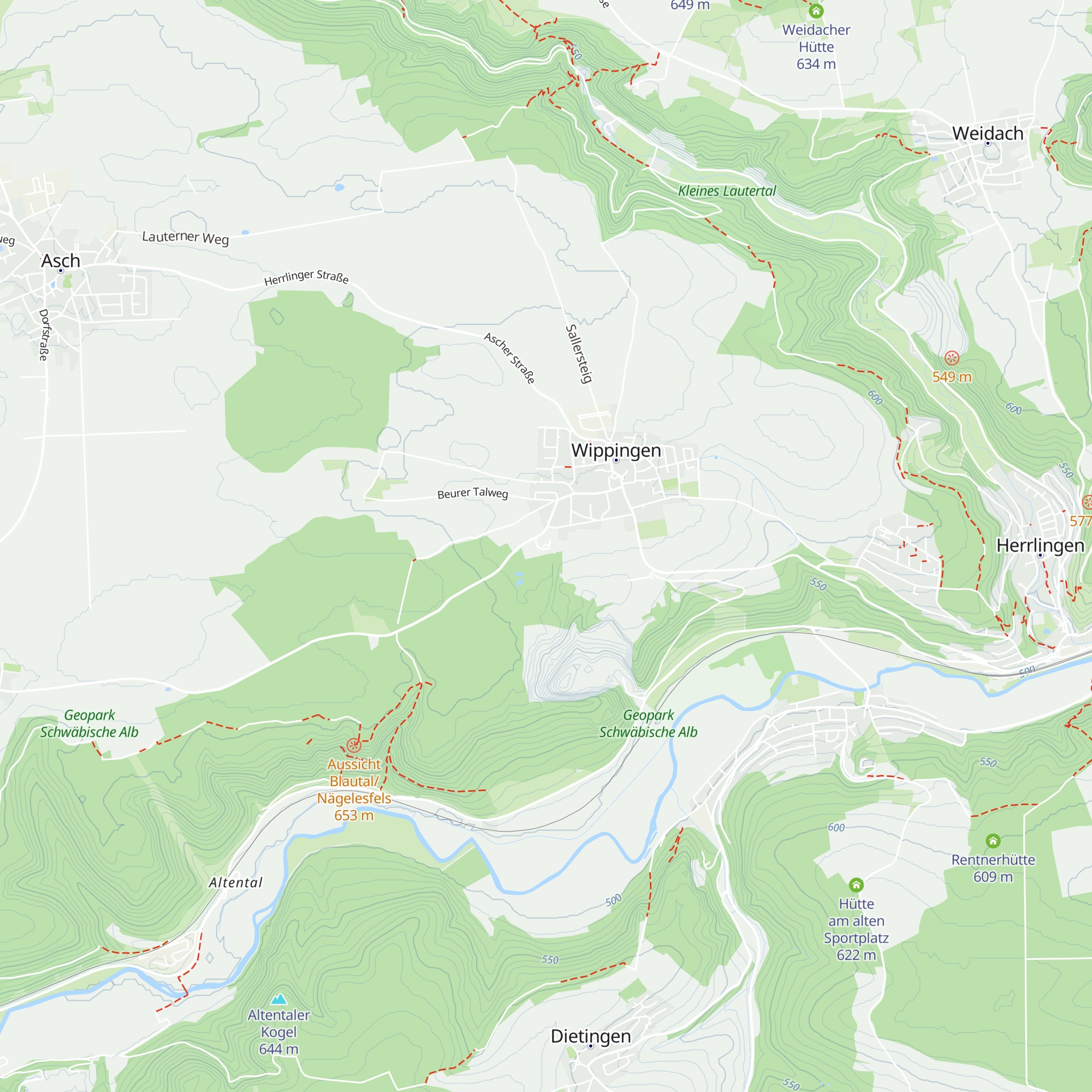Jugendhaus "Hütte" map