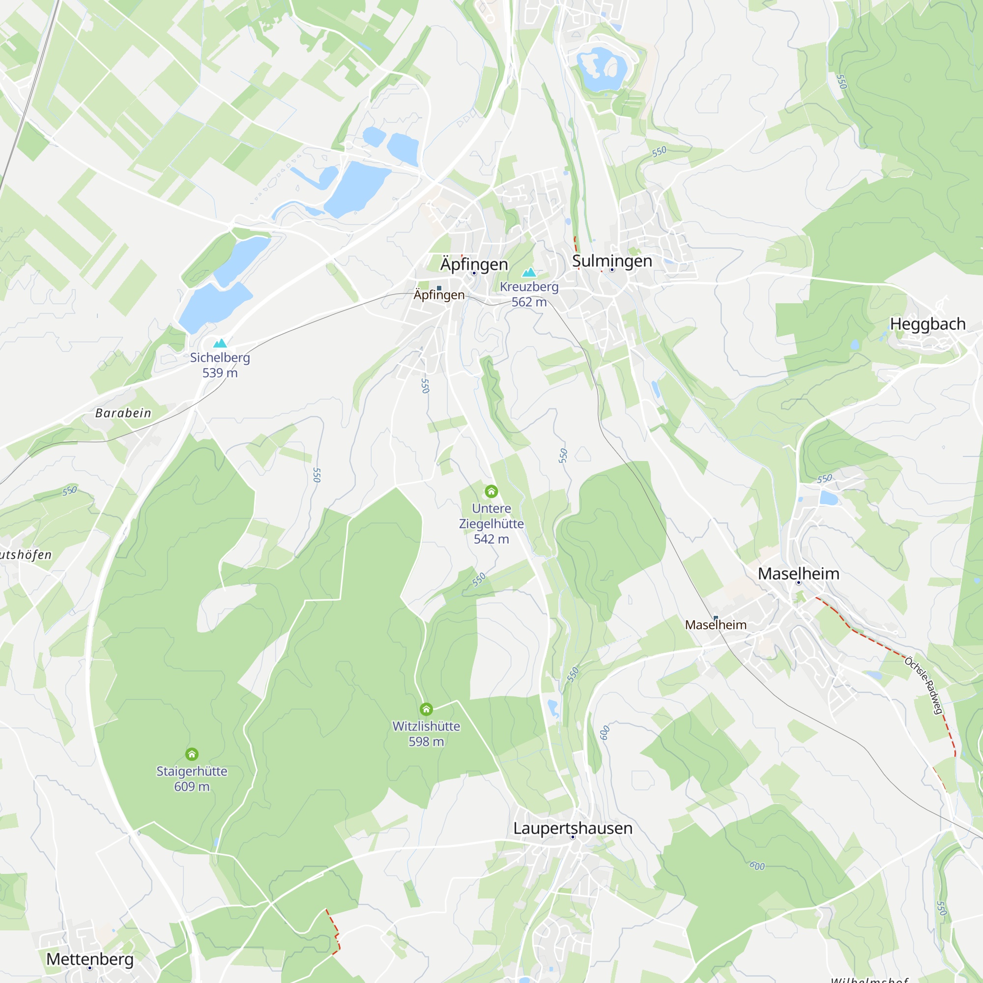 Untere Ziegelhütte map