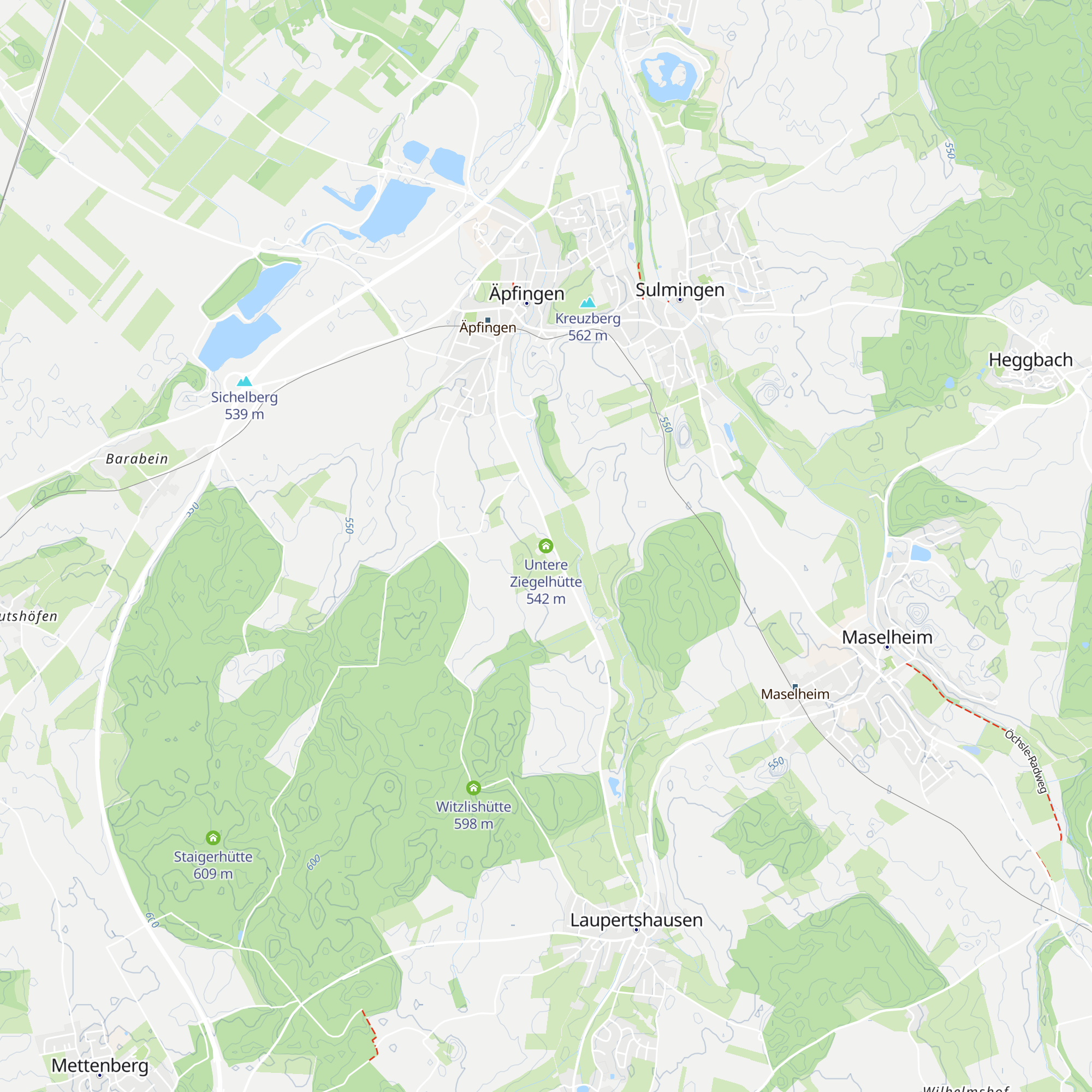 Untere Ziegelhütte map