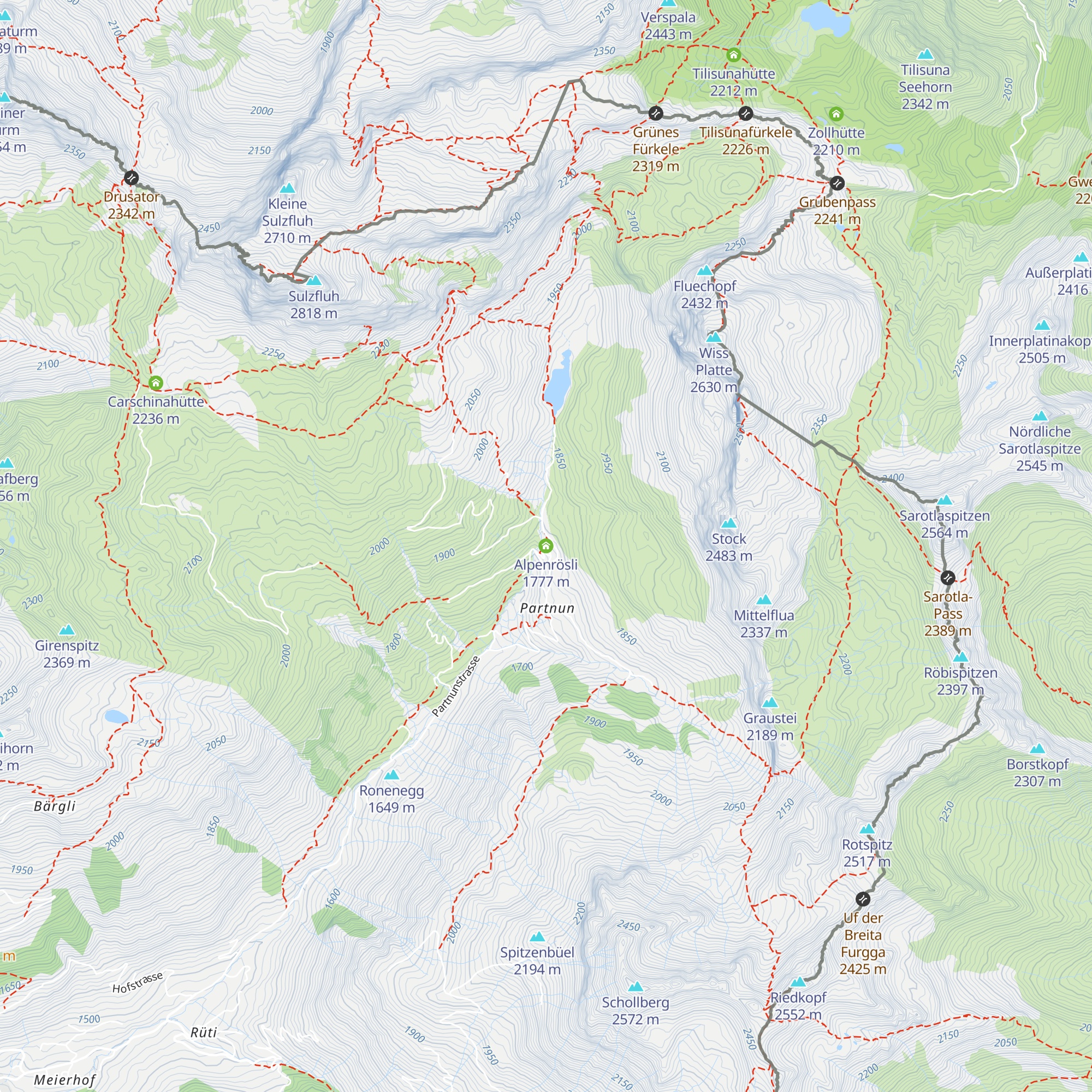Alpenrösli map