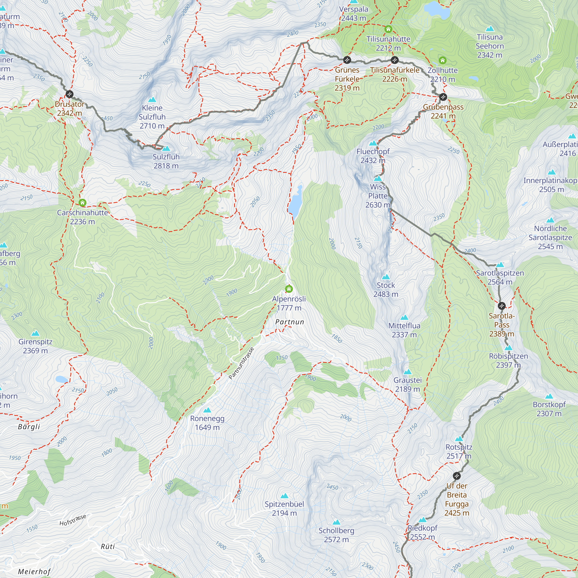 Alpenrösli map