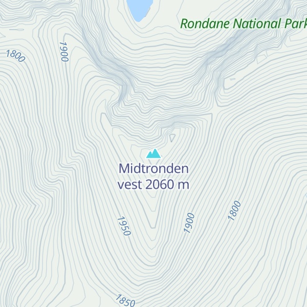 Map of Midtronden vest