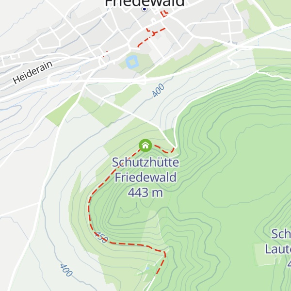 Map of Schutzhütte Friedewald