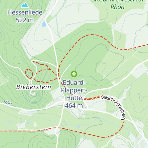 Map of Eduard-Plappert-Hütte