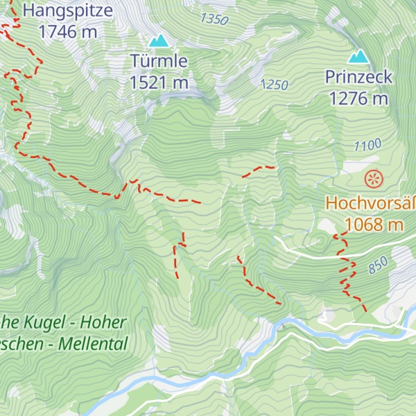 Map of Dosegg Alpe