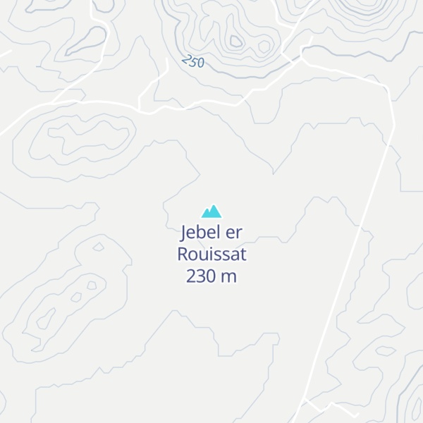 Map of Jebel er Rouissat
