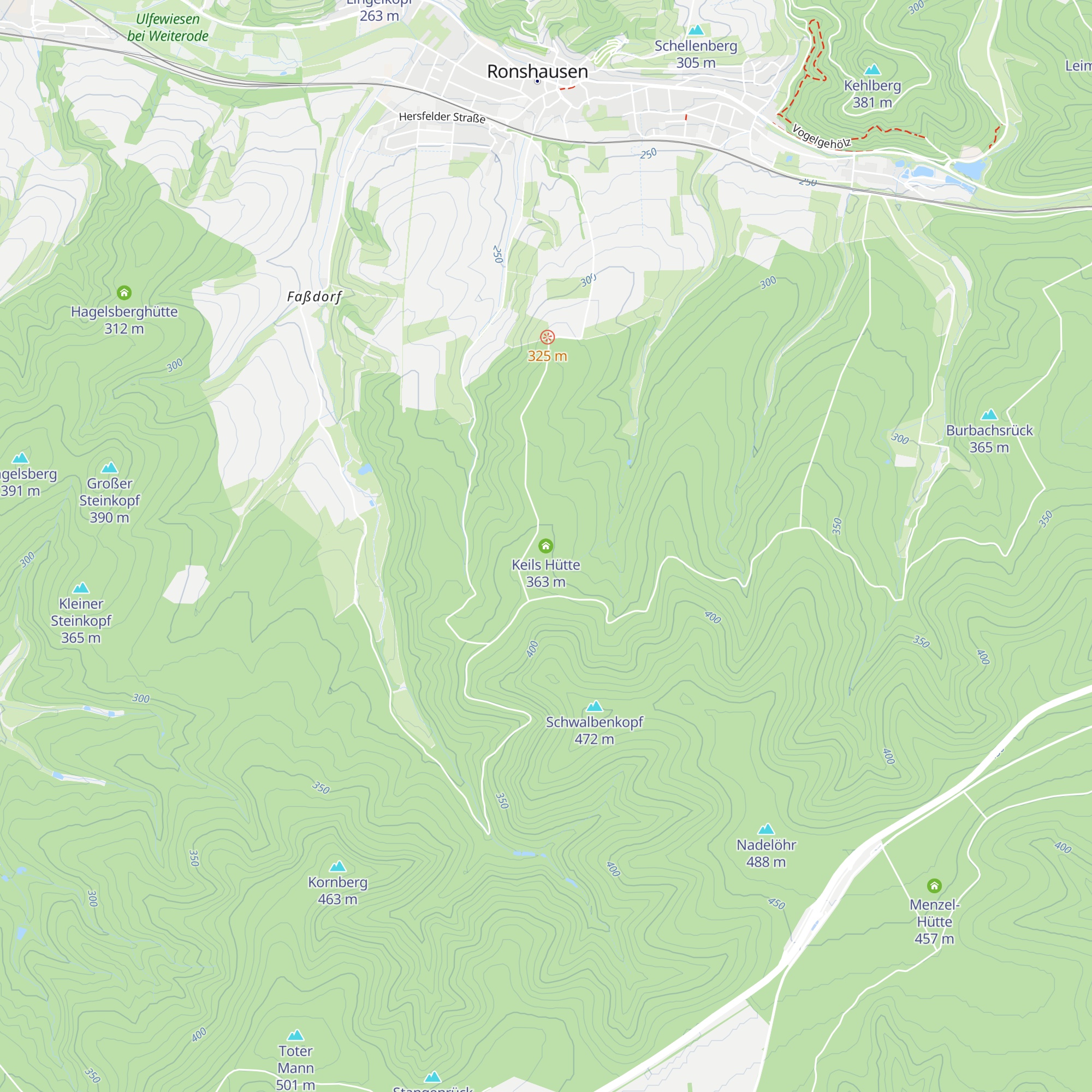 Keils Hütte map