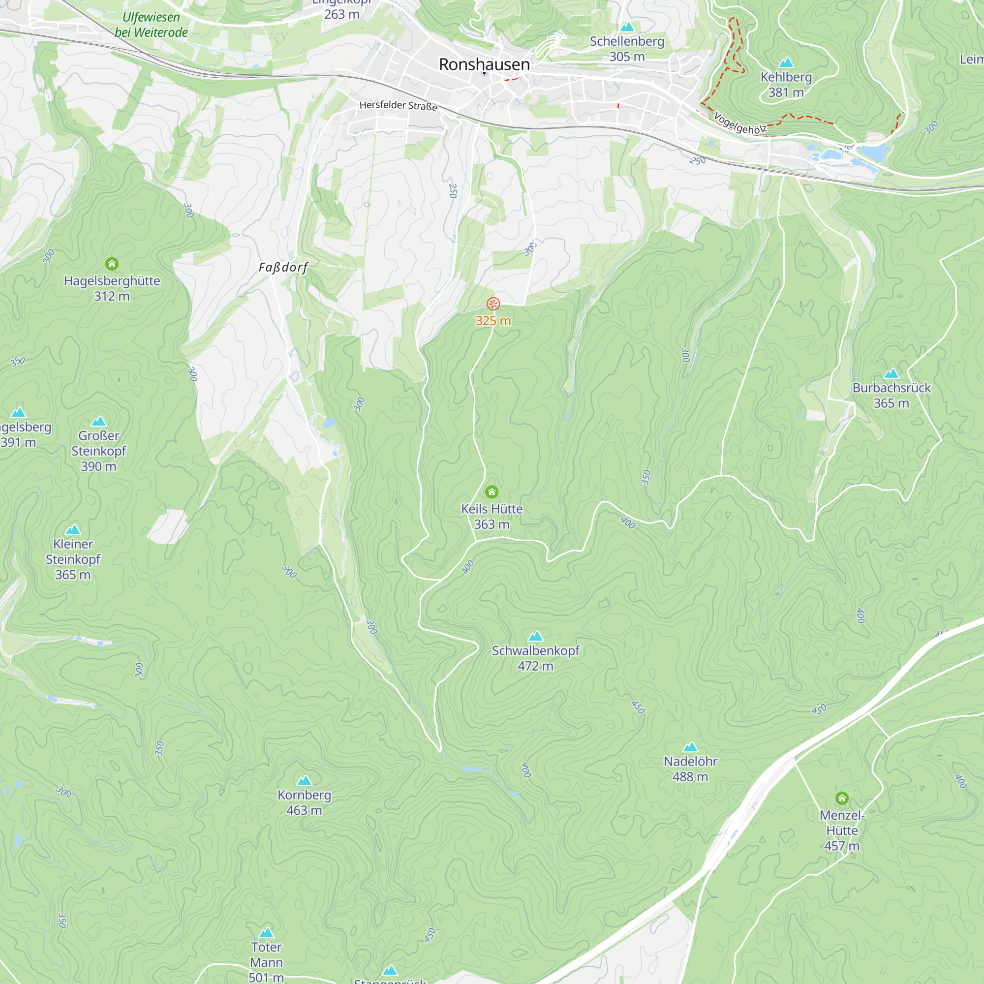 Keils Hütte map