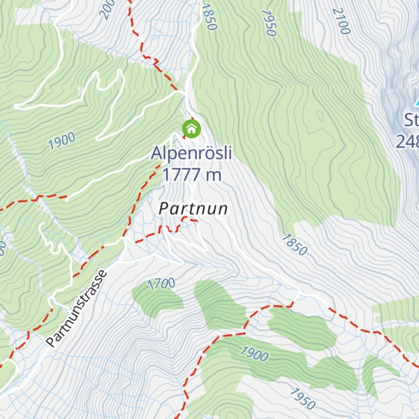 Map of Sulzfluh