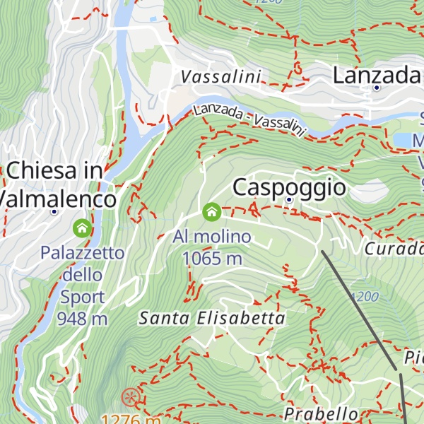 Map of Al molino