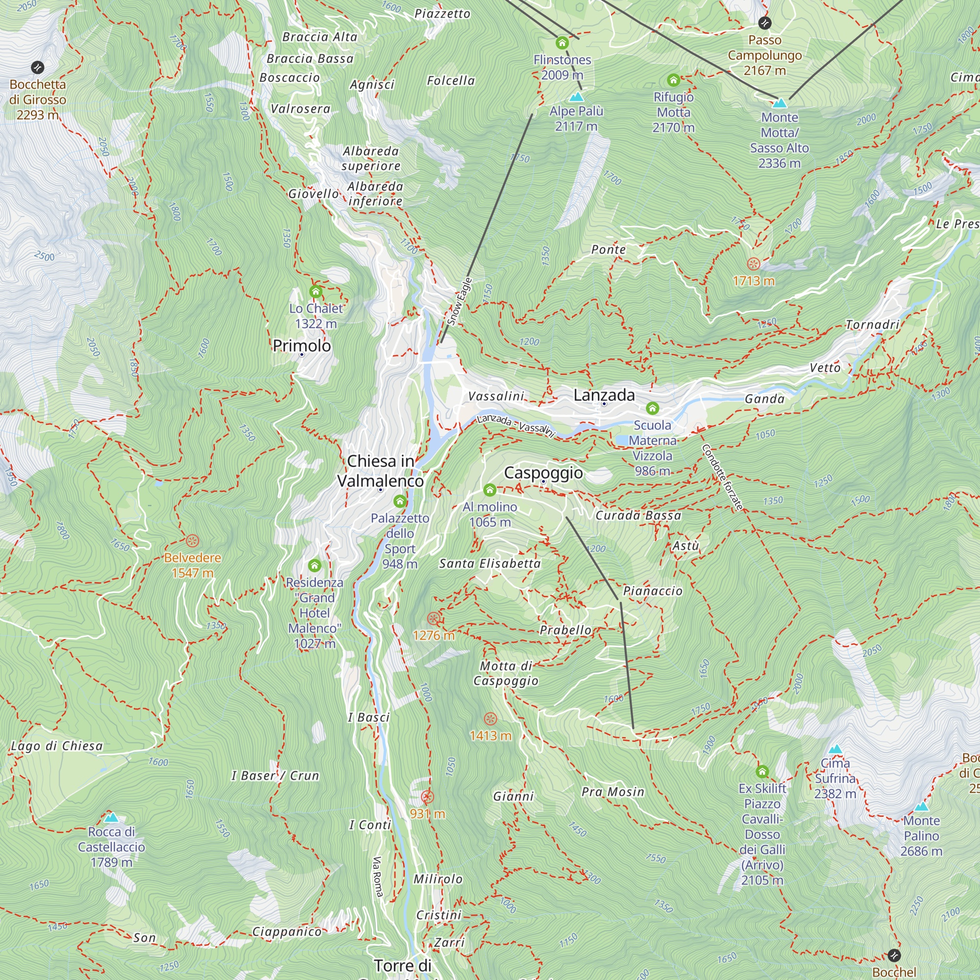 Al molino map