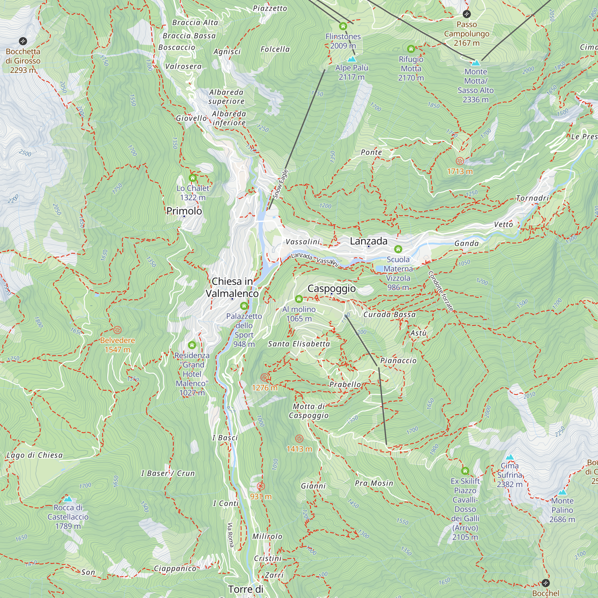 Al molino map