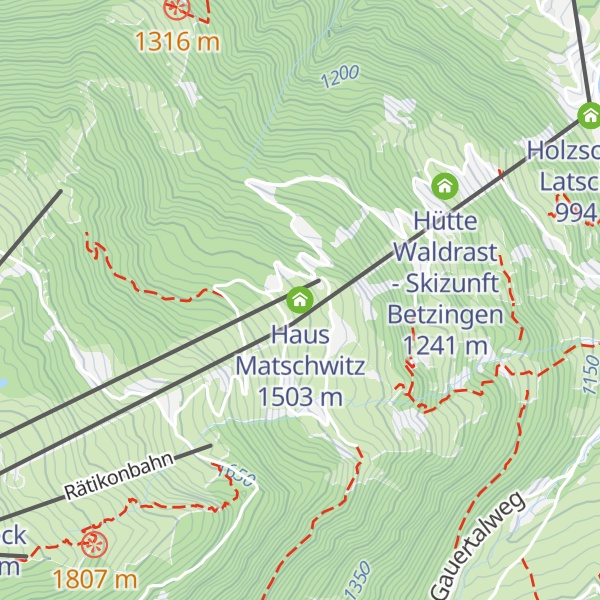 Map of Haus Matschwitz