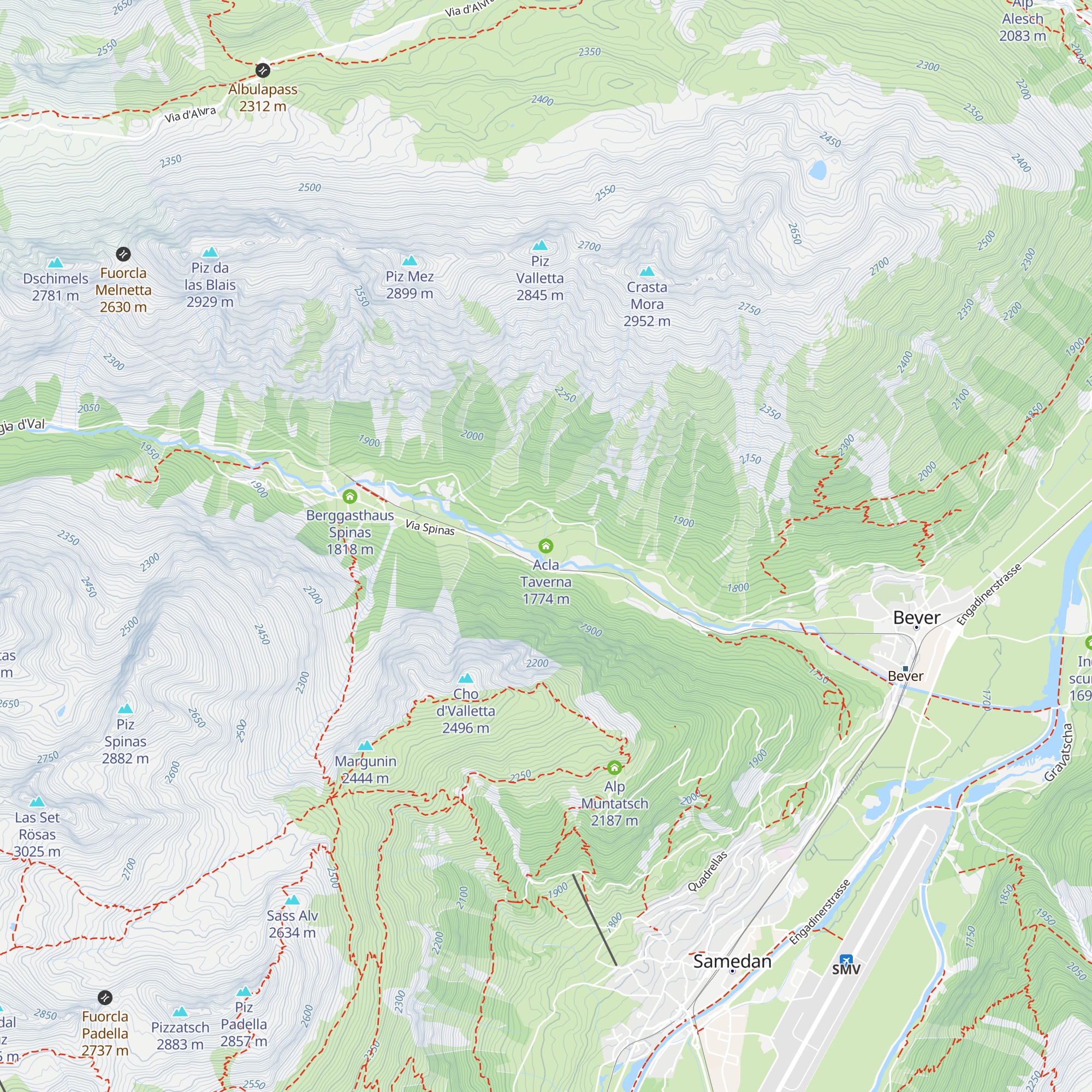 Acla Taverna map