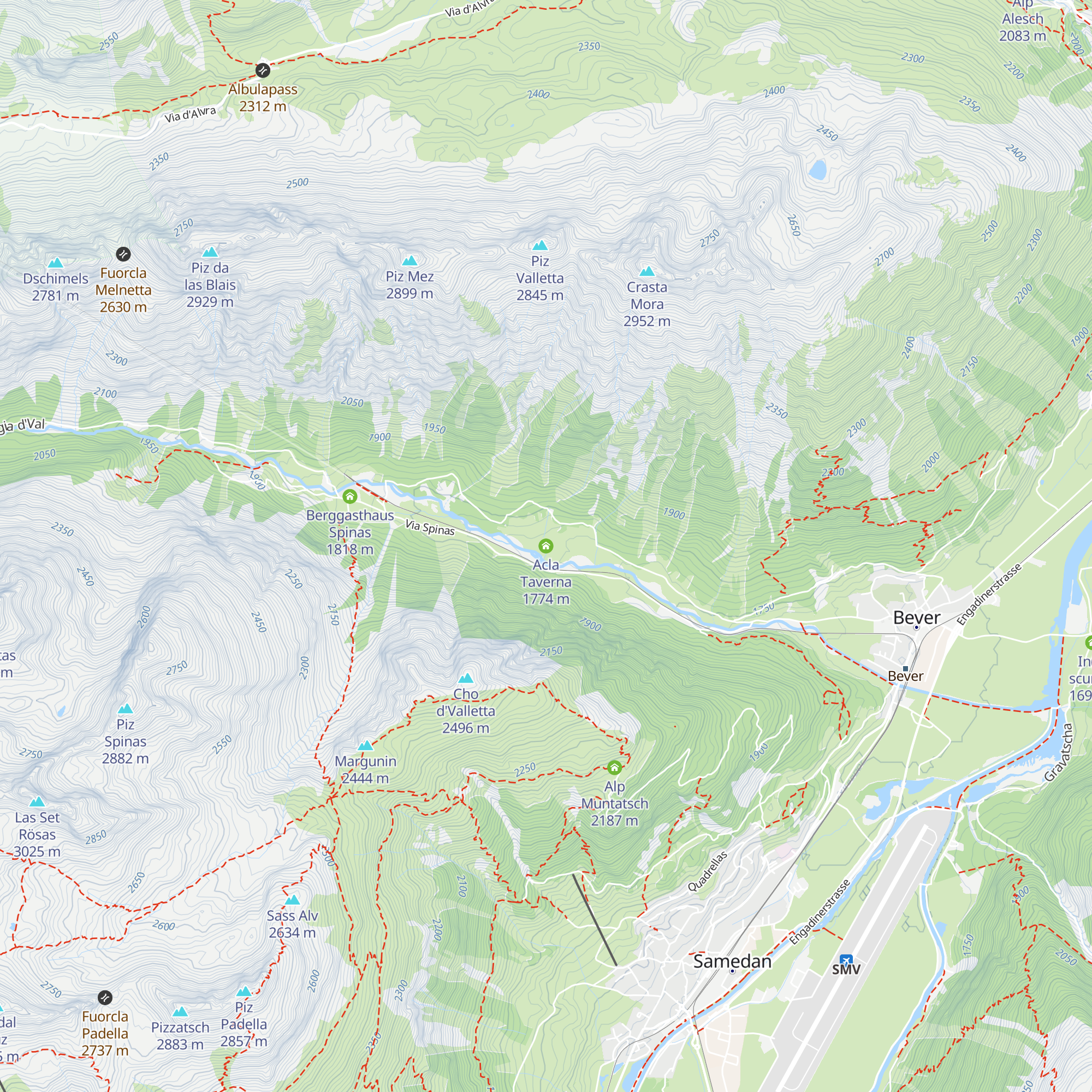 Acla Taverna map