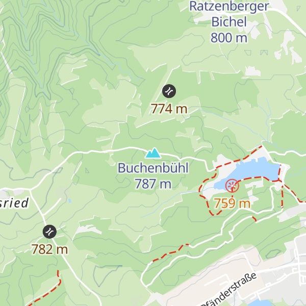 Map of Buchenbühl