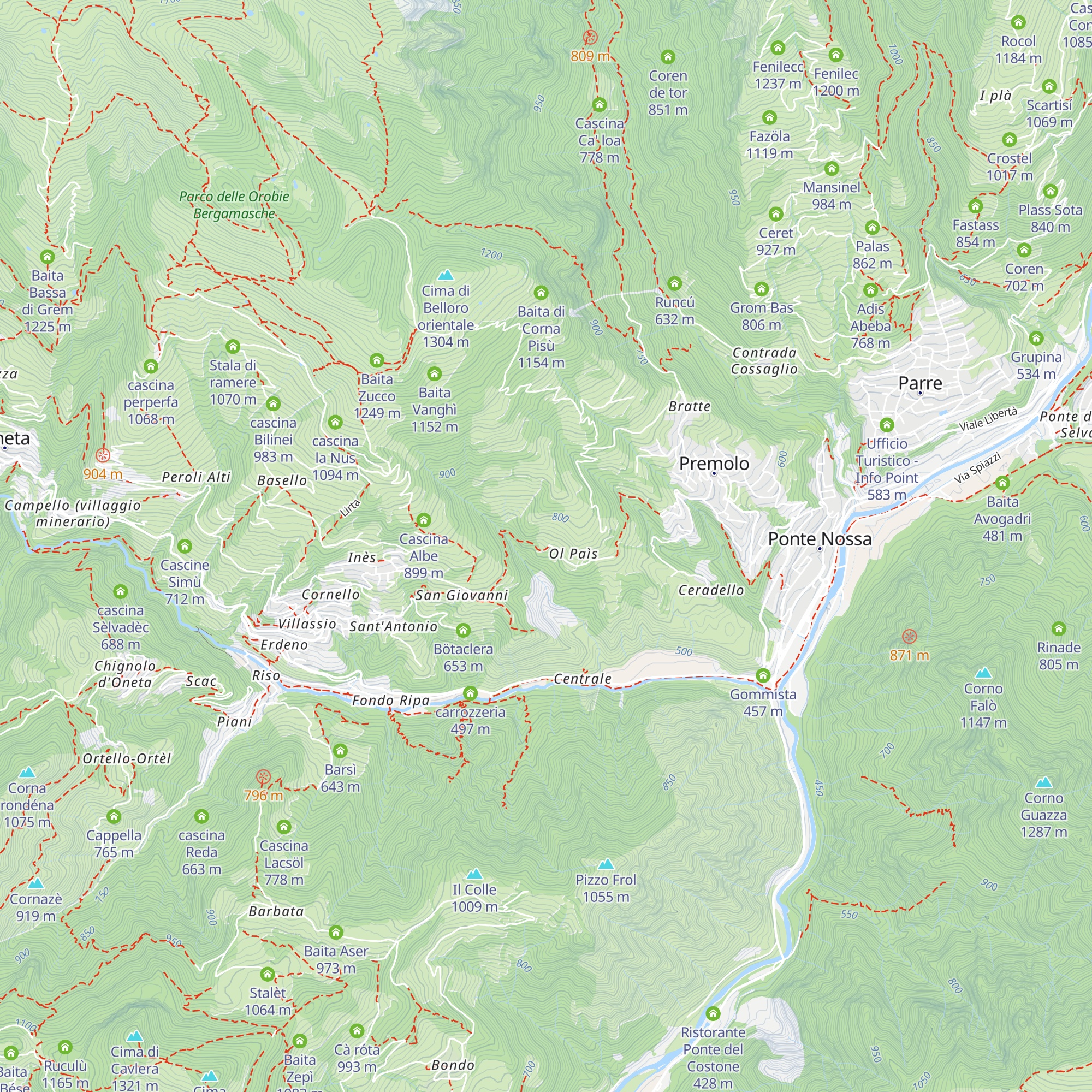 Cascina Ruc del Paol map