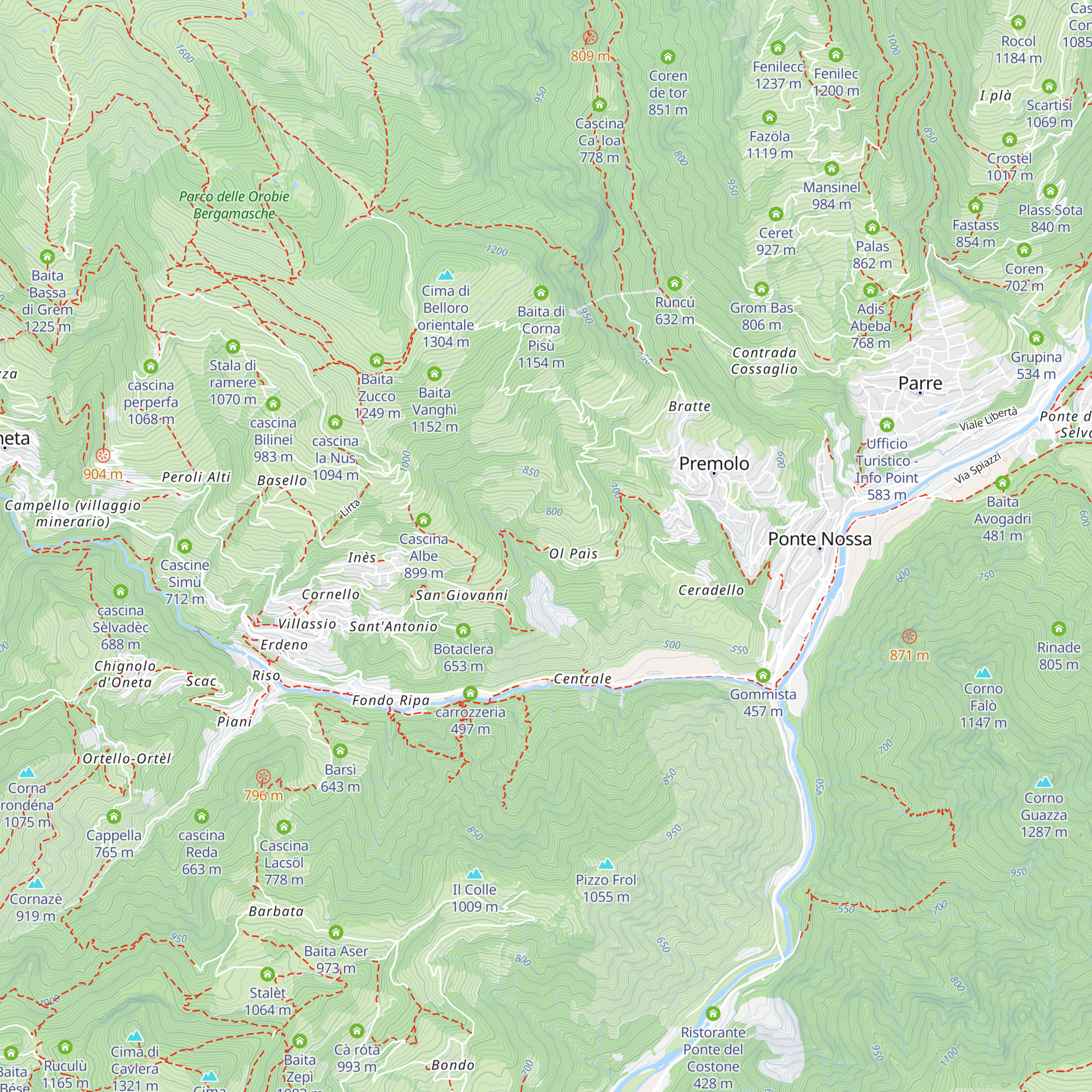 Cascina Ruc del Paol map