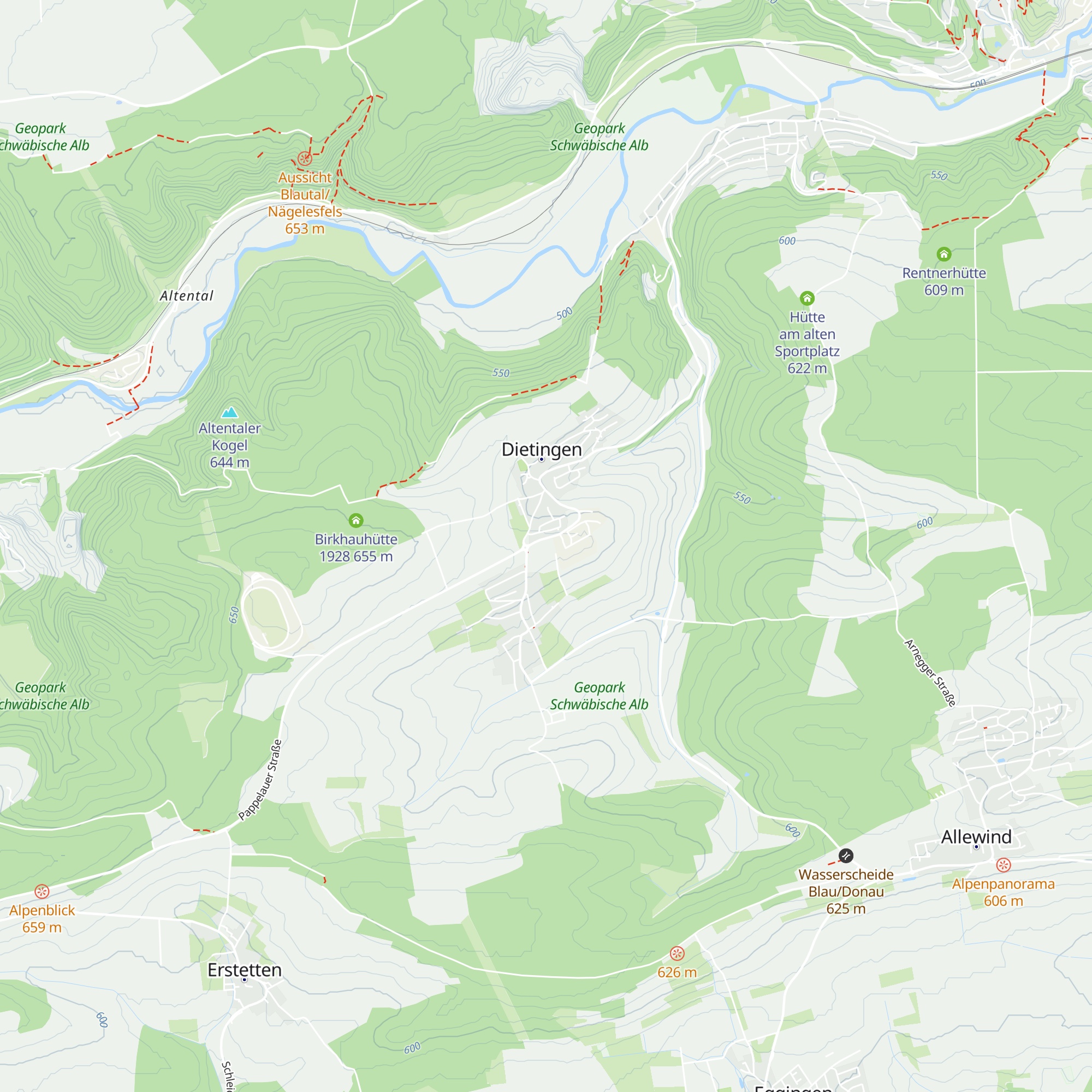 Hütte Markbronn map