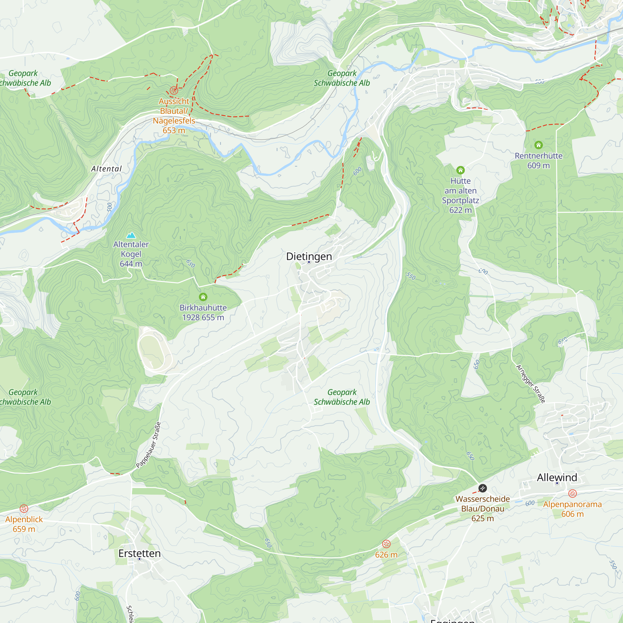 Hütte Markbronn map
