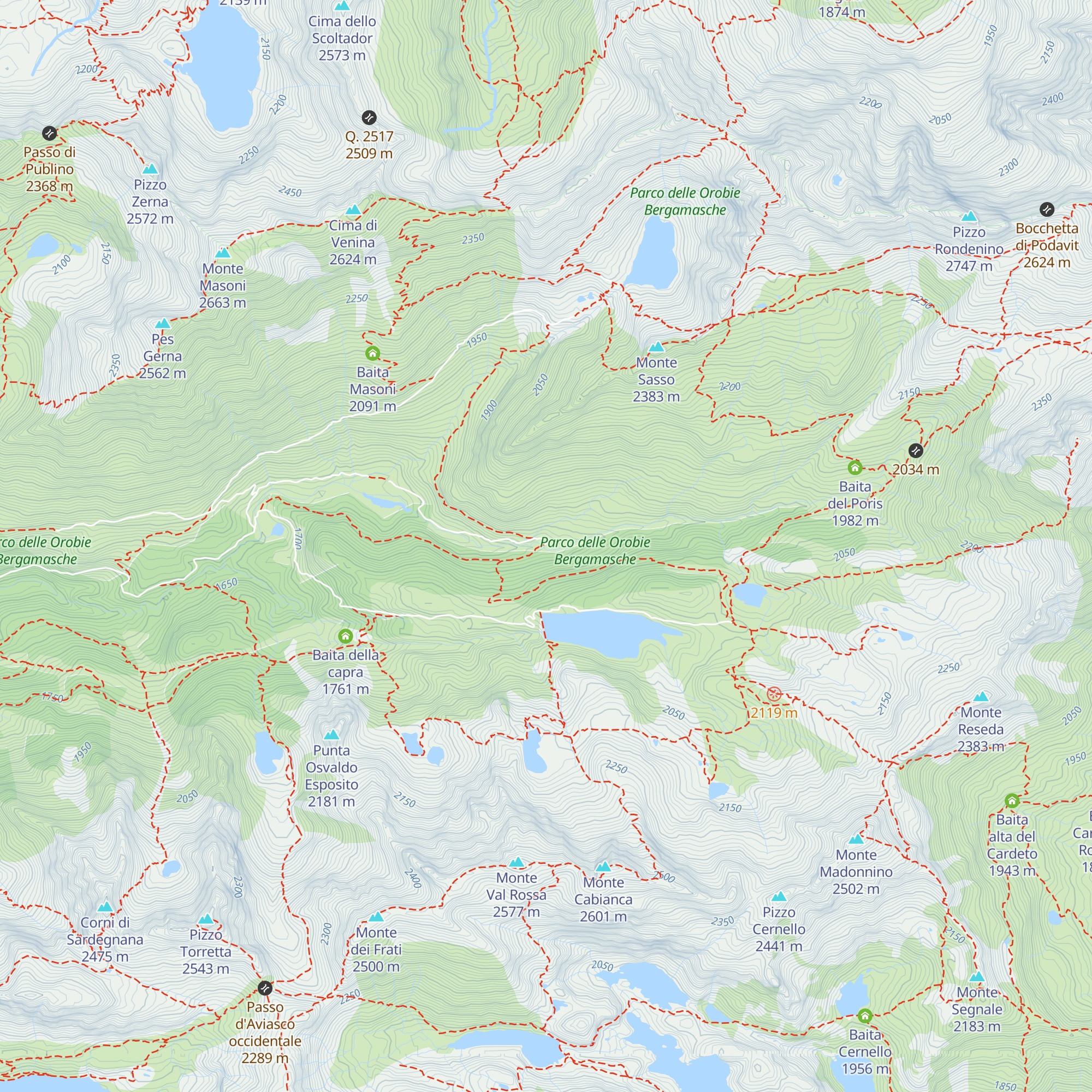 Baita Armentarga map
