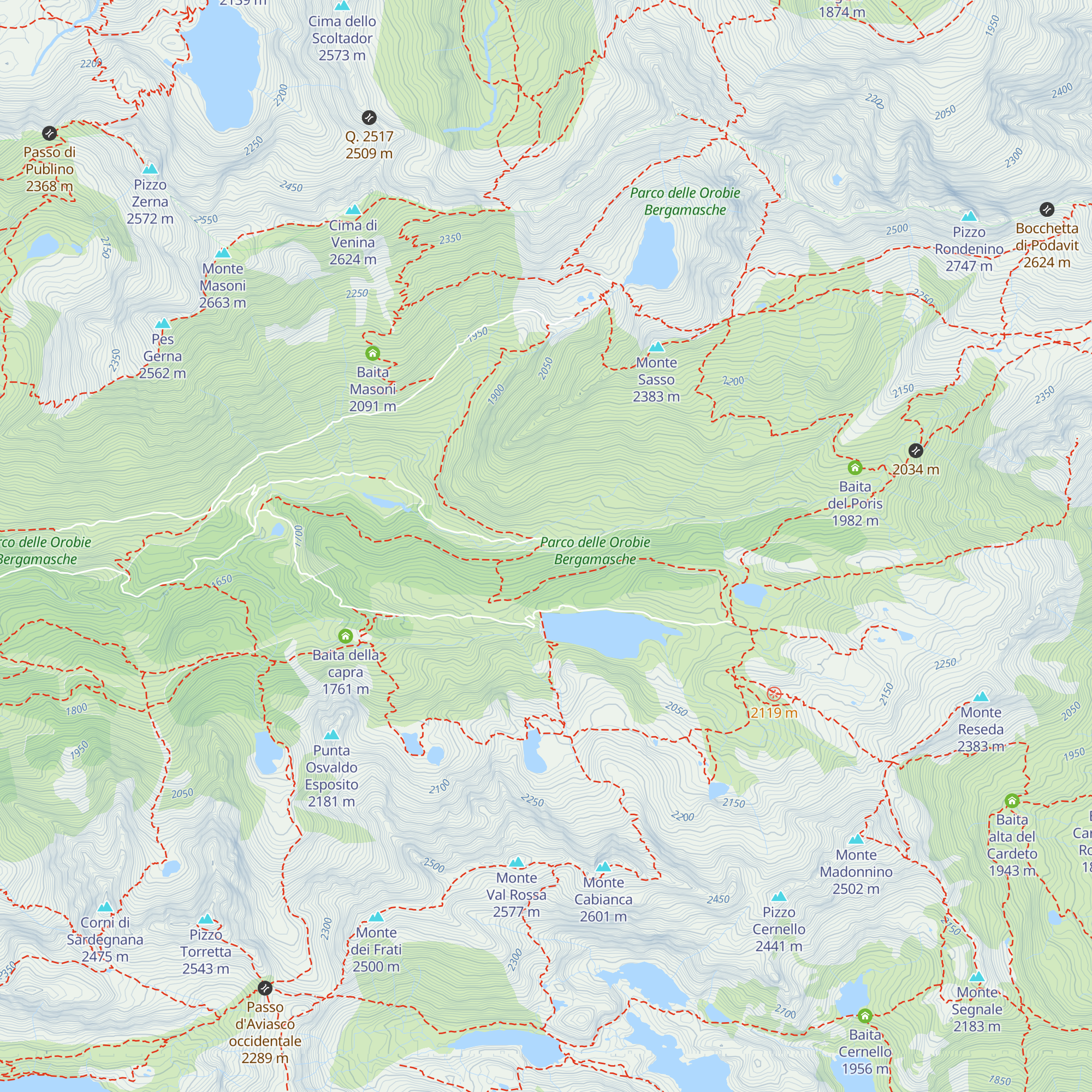 Baita Armentarga map