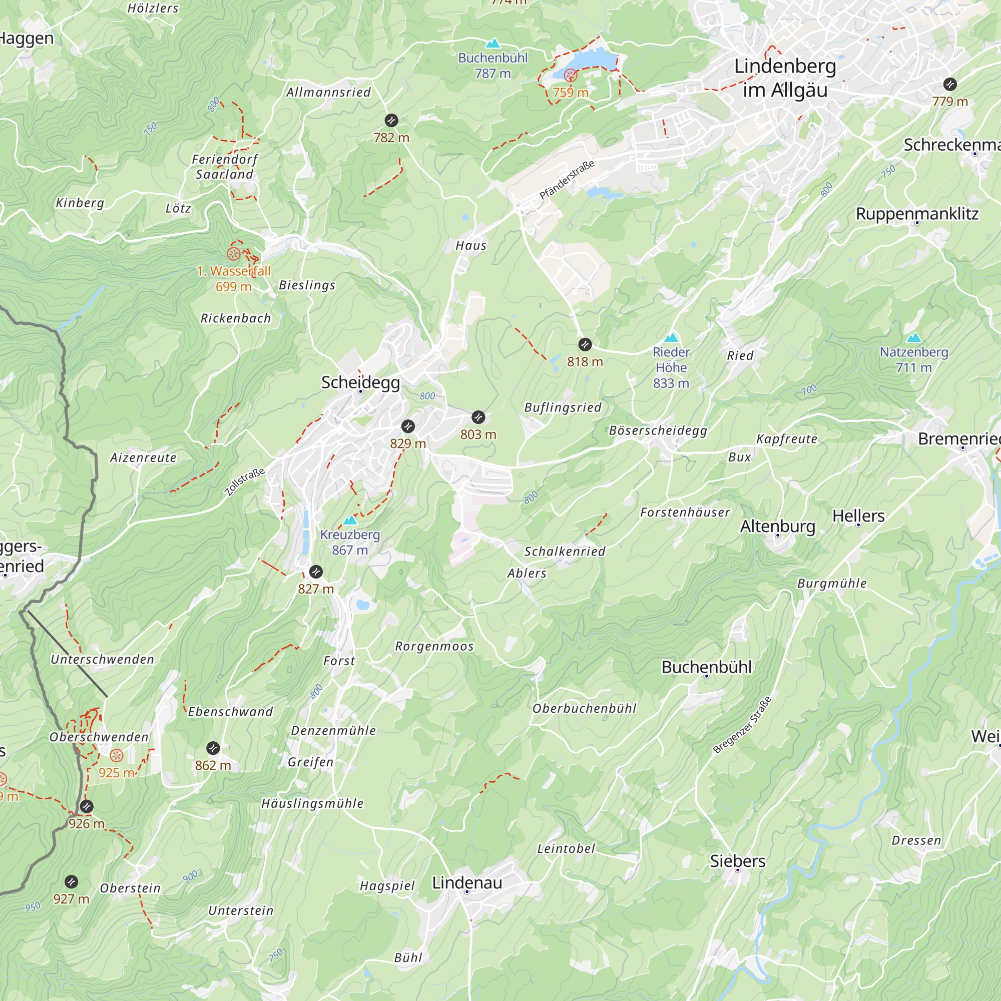 Wiesengrund map