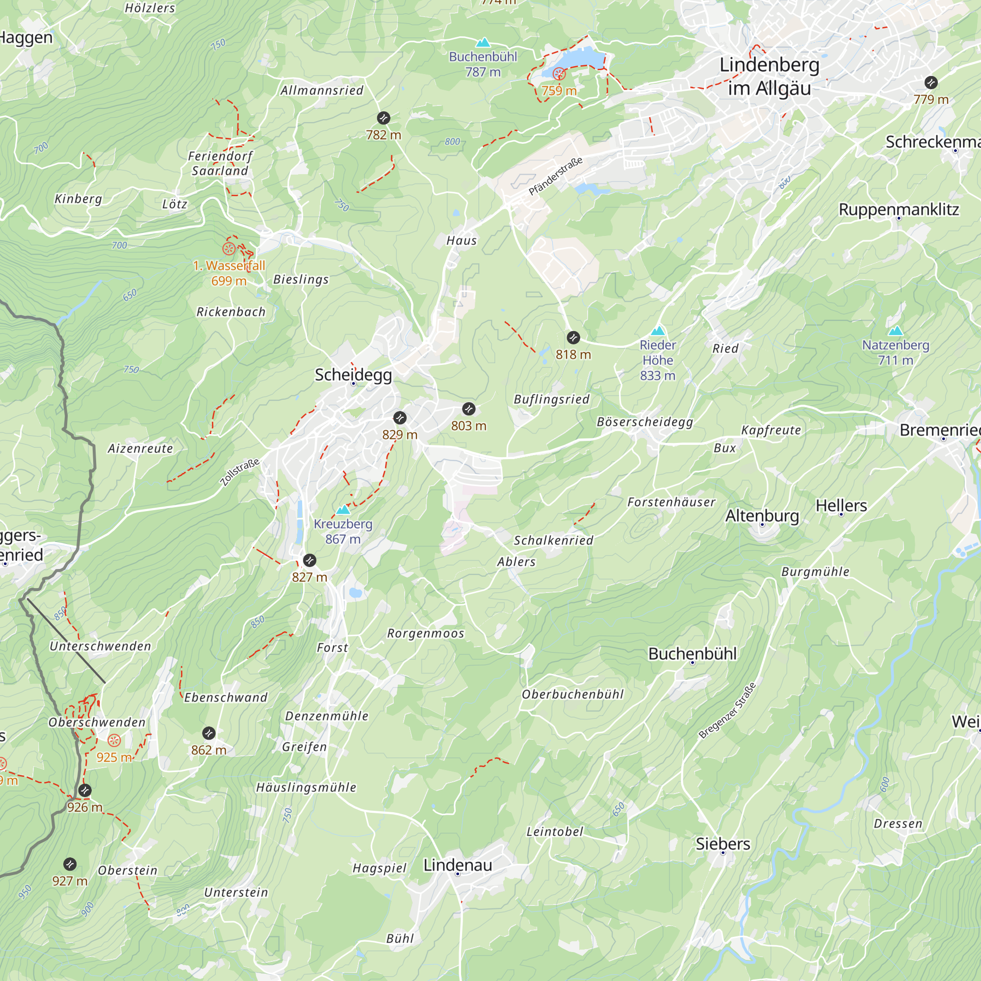 Wiesengrund map