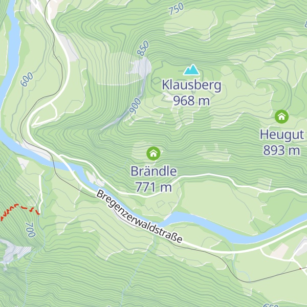 Map of Brändle