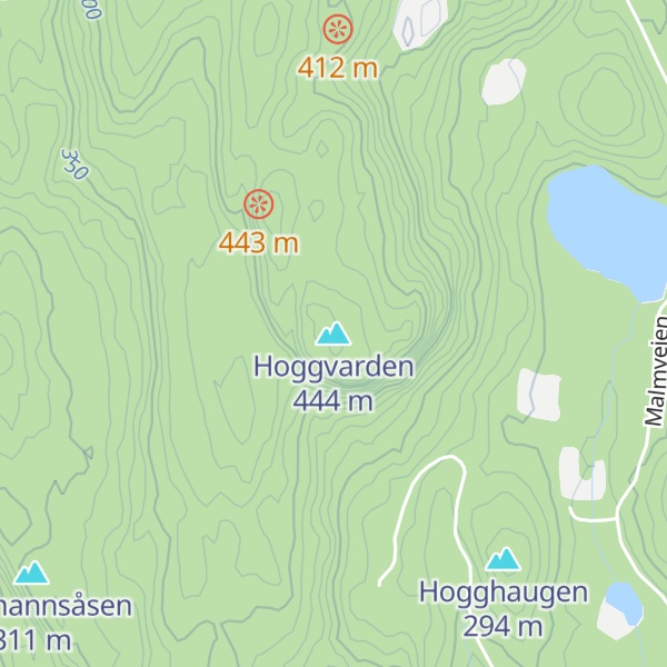Map of Hoggvarden