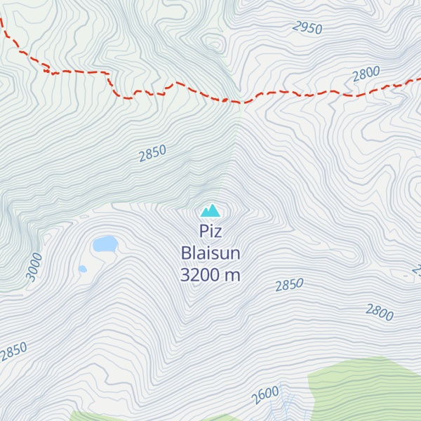 Map of Piz Blaisun