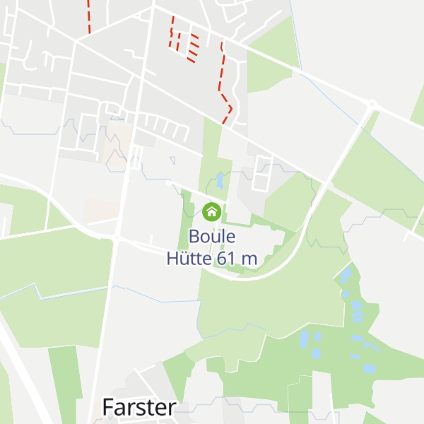 Map of Boule Hütte