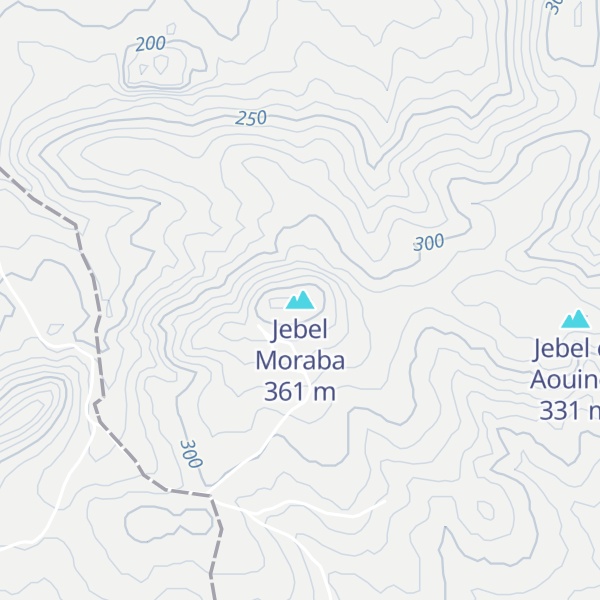 Map of Jebel Moraba