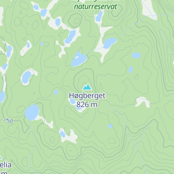 Map of Høgberget