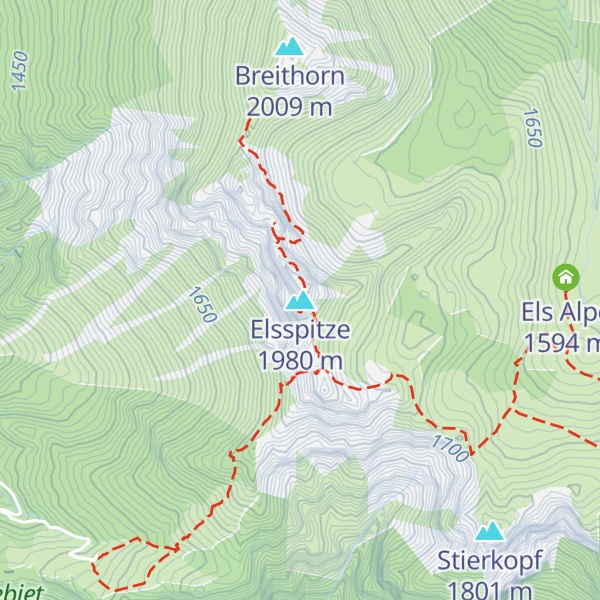 Map of Elsspitze