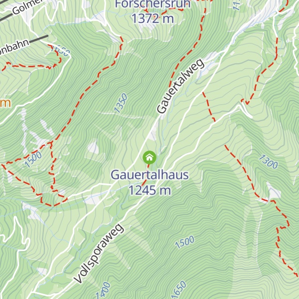 Map of Gauenhütte