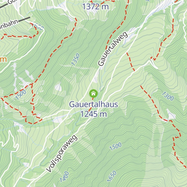Map of Gauertalhaus