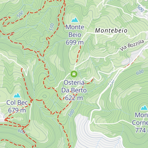 Map of Osteria Da Berto