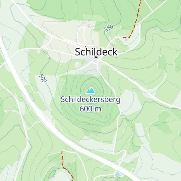 Map of Schildeckersberg